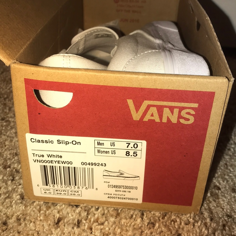 Classic slip on vans